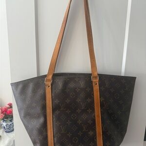 Louis Vuitton Dark Brown Monogram Tote